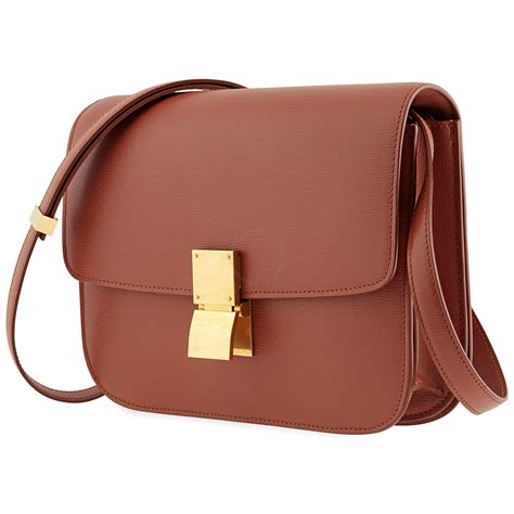 celine medium classic liege terracotta|Medium Classic bag in calfskin liégé .